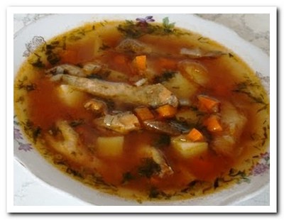 суп из кильки в томате