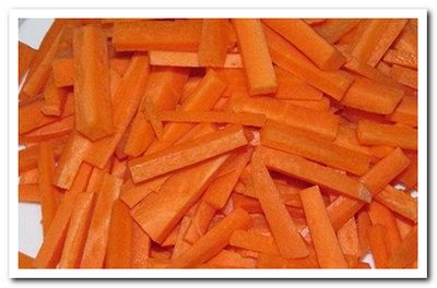 морковь брусочками для ухи