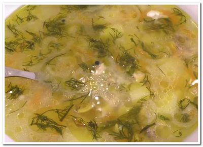суп рыбный с пшеном рецепт